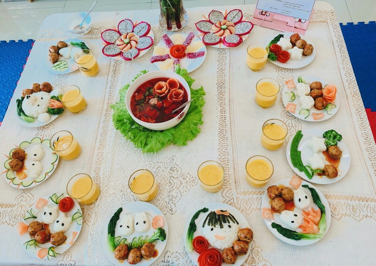 Các món ăn thi cô nuôi giỏi